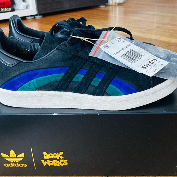 BOOK WORKS X ADIDAS CAMPUS 80s COLLABORATION - Picture 5 of 7